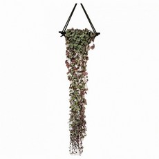 벽면장식 거치용 러브체인 110cm 행잉플랜트 실내 공기청정 걸이 화분 하트 모양 넝쿨 생화, 1개