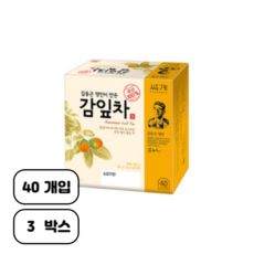 쌍계명차 김동곤 명인이 만든 감잎차, 1g, 40개입, 3개