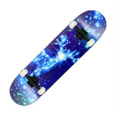 스케이트보드 입문용 성인 충전식 롱보드 크루져보드 크루저보드, 1개, 다이아몬드디어