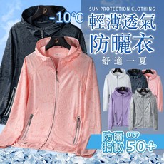 情侶款涼感冰絲外套 抗UV防曬薄外套