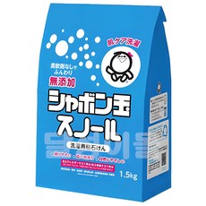샤본다마 오리지널 천연세탁가루비누 1.5kg, 1개