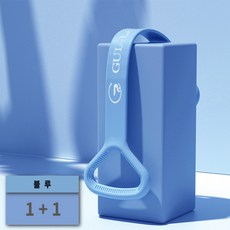 밈플레이MP 고탄력 스트레칭 밴드 필라테스 요가 1+1, 1개, 블루