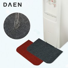 다앤몰 정수기매트 30x45cm 논슬립 물튐방지 급식 음수대 식당바닥 물기흡수매트, 30x45cm(반라운드), 레드와인