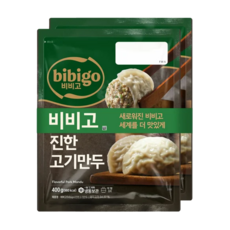 (냉동)[비비고]진한고기만두, 400g, 8개