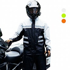 SUB22 오토바이 퀵서비스 비옷 배달 우의 상하의 세트, 그레이