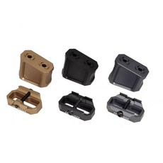 圓仔 AEROKNOX 阻手 握把 金屬阻手 20mm MLOK 通用, 1個, 灰色