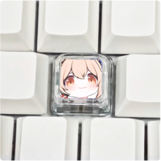 원신 Genshin 기계식 키보드 투명 키캡, 1개, 9