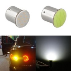 Ba15s LED 방향지시등 싱글램프 미등전구 콜드화이트, BL01655콜드화이트