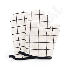 패브릭 주방장갑 화이트 패브릭주방장갑두꺼운 냄비손잡이장갑