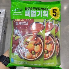풀무원 정통순두부 찌개 양념, 5개, 140g