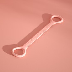DIU 八字拉力繩8字拉力器女開背練肩瘦背拉力帶家用健身拉伸器, 1個, 粉色(20磅)