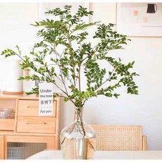 조화 나무 반얀트리 대형 카페 장식 가짜 인공나무 잎, 1개, 타옵션 고객센터