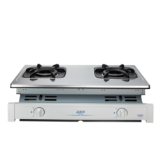 莊頭北 TG-7603 雙環內焰安全瓦斯爐 嵌入爐 天然氣專用 鑄鐵爐架 熄火安全裝置 能源效率2級, 天然氣, TG -7603 天然氣