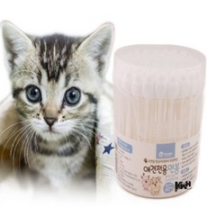 반려동물 면봉 60개 강아지귀면봉