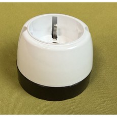현대일렉트릭 접지 핀타입 노출 콘센트 1구 HEC-1, 4개