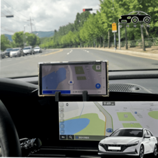 아반떼 CN7 일체형 휴대폰 거치대 그립톡 호환 - 페리 N 호환, 1개