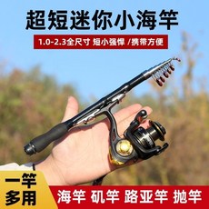 迷你小海竿 1.0-2.3全尺寸 短小強悍/便攜方便 腰力強勁 一竿多用