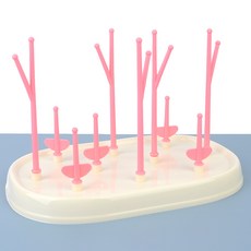 다용도 플라스틱 병 건조대 젖병건조대 보틀건조대 플라스틱병건조대 다용도걸이 주방용품건조대, 단품