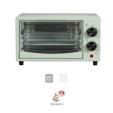 미니 토스터 홈베이킹 컨벡션 피자 굽기 기능 고구마, 스위치 다크그린, 기본 색상