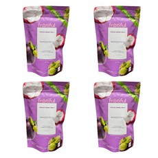 프루티풀 와나야사 망고스틴 100% 동결건조 과일칩, 4개, 20g