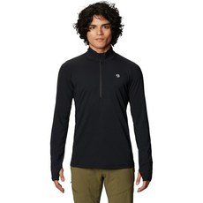 Mountain Hardwear Ghee 雙材質半網眼彈性柔紗機能半拉鍊排汗衣
