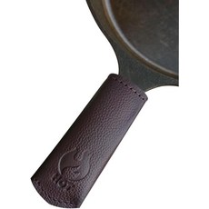 가죽 주철 프라이팬 손잡이 커버표준 4.5 두꺼운 내열 홀더수제, Standard 4.5