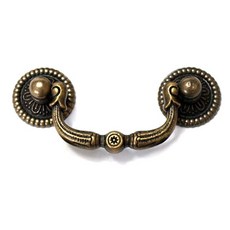 가구손잡이2구 해마 엔틱 가구손잡이 규격선택, 대/96P