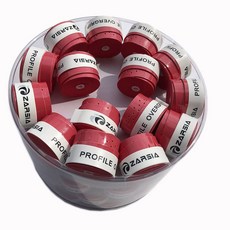 60 ZARSIA 테니스 오버 그립 천공 끈적 끈적한 느낌 라켓 교체 배드민턴, Z Red