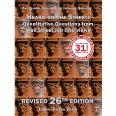 (英文圖書)Heard on The Street: Quantitative Questions from Wall Street Job Interviews (Rev... 平裝版, Timothy Crack, 英文
