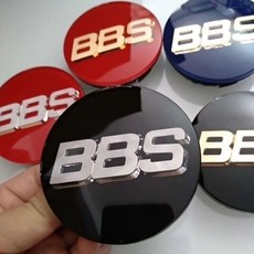 【開發票/統編】改裝BBS輪轂蓋 輪圈蓋 車輪標 輪胎蓋 中心蓋 定製專用, 65mm黑底銀標, 1個