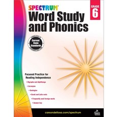 Spectrum Word Study and Phonics Grade 6