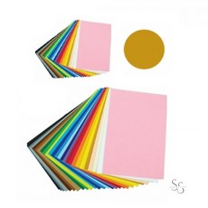 쏨숭 칼라펠트 접착 황토색 45x30cm 1개 유치원게시판