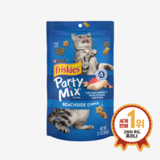 프리스키 파티믹스 고양이 간식, 비치 사이드, 60g, 2개
