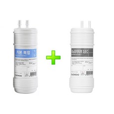 쿠쿠 정품 CP-TS100GW 사용 정수기 카본복합필터+ 나노포지티브 필터/ 1세트 (블랙잉크 바펜 포함), 1개, CP-TS100GWfilterset