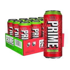 PRIME Energy 체리 라임에이드 무설탕 에너지 드링크 카페인 200mg 및 수분 공급을 위한 전해질 355mg 비건 글루텐 프리 473.2ml(16FL 온스), PRIME Energy 체리 라임에이드, 무설탕 에너지, 473ml