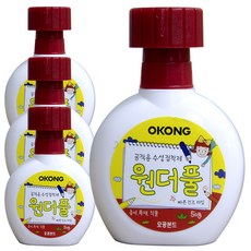 오공 원더풀 공작용 수성 접착제, 4개