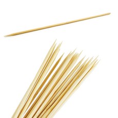 다용도 대나무 꼬치막대 28cm 산적꽂이 위생 나무꼬지 대나무꼬지 대나무꼬치, 100P, 1세트