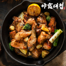 야식대첩 국내산 로스트 치킨 에어프라이어 오븐 구이, 4개, 900g