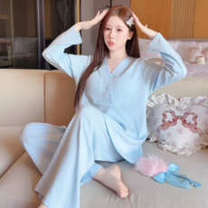 마마앙 수유복 수유잠옷 세트 임산부 가슴패드 홈웨어 임부복 빅사이즈