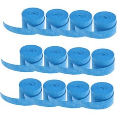 스쿼시그립 손잡이 핸들 라켓그립 DECHOUS 흡수식 테니스 라켓 그립 테이프 배드민턴 스쿼시 라켓용 스웨트밴드 스트랩 12개