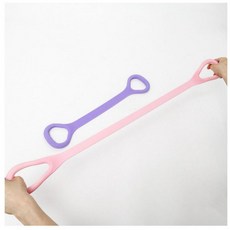 탄력밴드 스트레칭 밴드 손잡이밴드 필라테스 요가, 블루