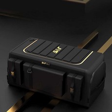 자동차 트렁크정리함 수납박스 대형 대용량, 블랙 50L