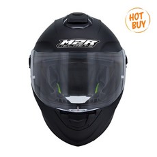 愛的小舖- M2R 全罩式雙鏡安全帽 ST-303, 消光黑