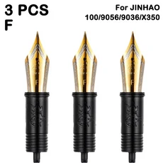 1/3 PCS JINHAO 9019/X159/82/82 미니/100/9056/9036 만년필 이리듐 교체 EF/F/M 펜촉 편지지 사무용품, 16)3 PCS NO.35 F Nibs