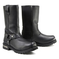Milwaukee Leather 남자’s Harness Motorcycle Rider Boots - Classic Biker Style Premium Square Toe 7.5W