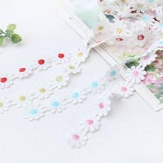 짱패브릭 (90cm) 데이지레이스-4color, 레드, 1개