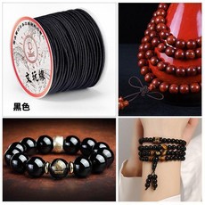 無品牌 串珠彈力線高彈力牛筋文玩佛珠手串彈力繩耐磨結實手鍊鬆緊線