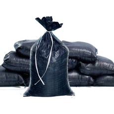 샌드백 엑스트라 헤비 듀티 블랙 14x26 - 군용 등급 100파운드 용량 4000시간 자외선 저항성 오래 지속되는 홍수 및 건설용, Black, 5