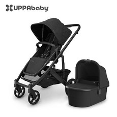 UPPA 크루즈 V2 플러스 접이식 양방향 유모차 높이조절 가능, V2+차콜블랙 카트+V3 차콜블랙