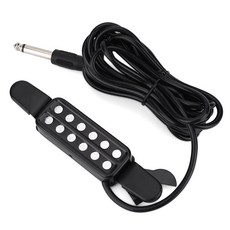 12-Hole Magnetic Acoustic Guitar Sound Pickup Universal Design for Metal String and Acoustic Gui, 1개